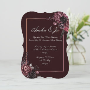 CONVITE DE NOIVADO FLORAL COM BELAS CORES DE OUTON