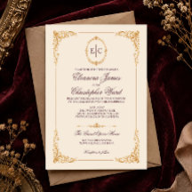 Convite de Noivado Grand Opera Borgonha