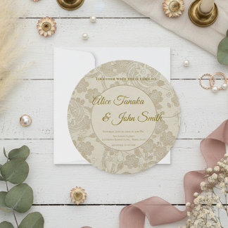 Convite de Noivado Minimalista Moderno – Elegante 