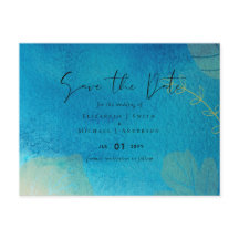 Convite de noivado Orçamento Casamento Azul Oceano