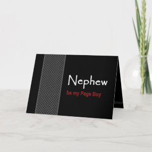 Convite de Noivado para Sobrinho Page Boy