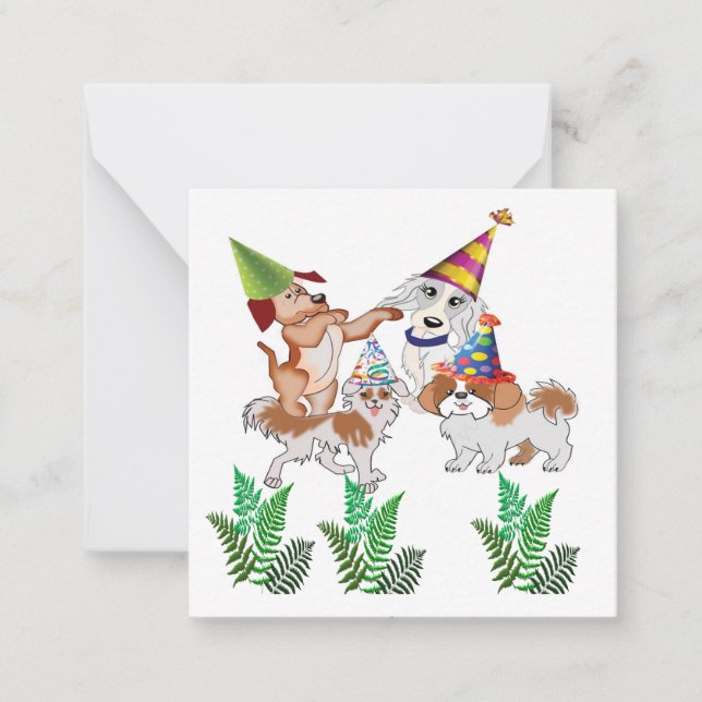 Convite de Nota de Cartão de Festa (Frente)