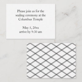 Convite de Obturamento do Templo de Diamantes Bran