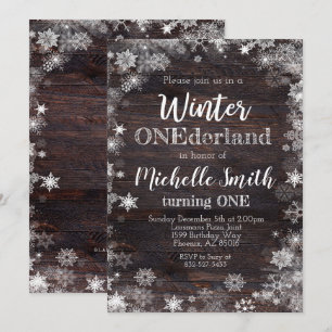 Convite de ONEderland do inverno, primeiro