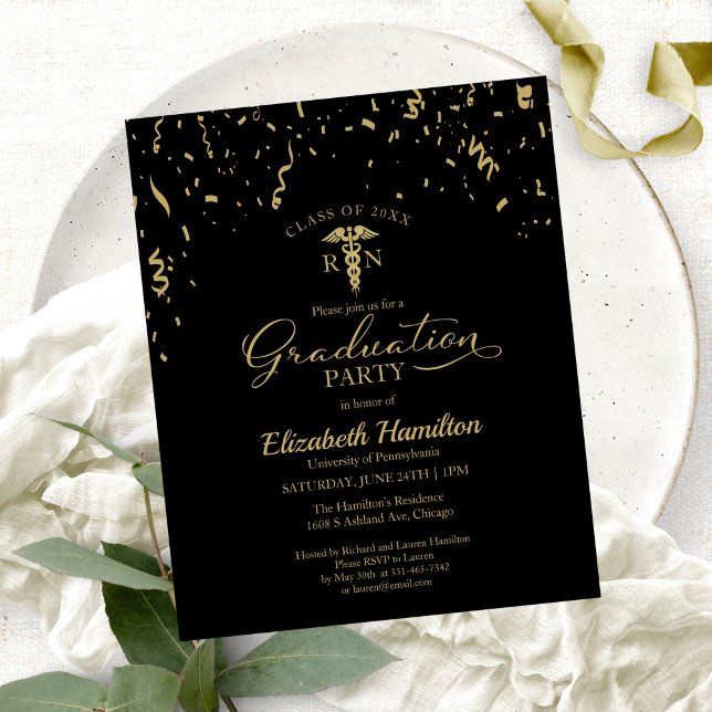 Convite de Orçamento de Festa de Formando Escolar  (Criador carregado)