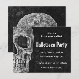Convite de Orçamento de Festa de Halloween do Crân