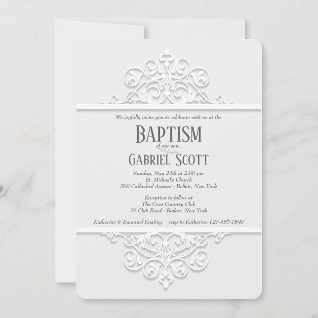 Convite de Painéis Ornamentais (Frente)