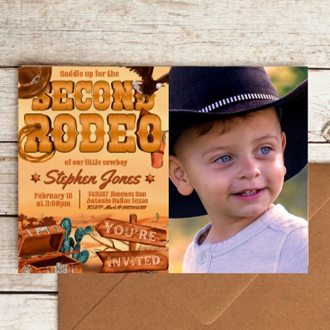 Convite de Paisagem de Rodeio 2 com Imagem (Criador carregado)