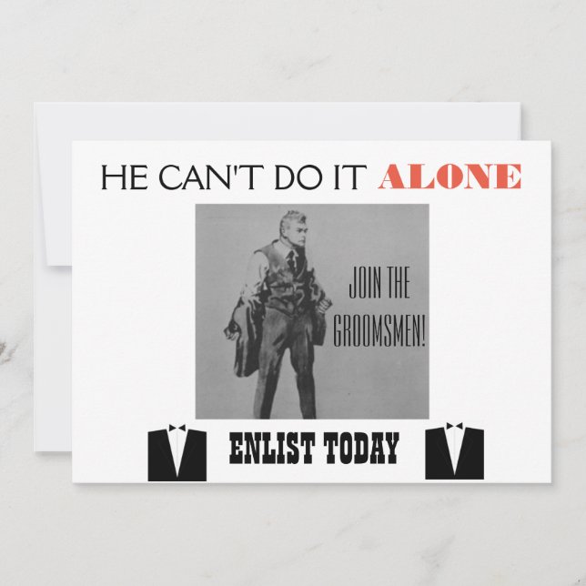 Convite de Pajem Temático de Propaganda (Frente)