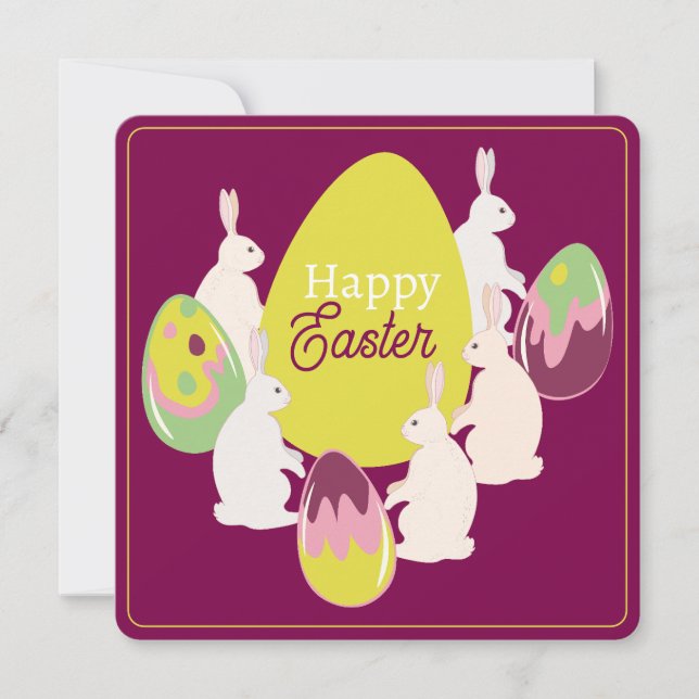 Convite de Páscoa. (Frente)