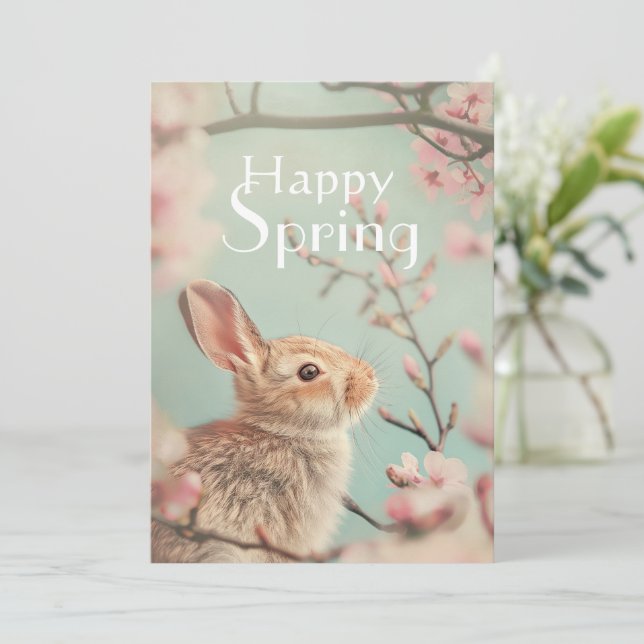 Convite de páscoa (Em pé/Frente)