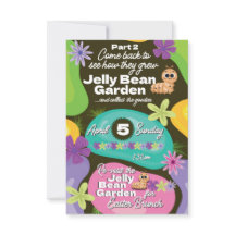 Convite de Páscoa Jardim de Feijão Jelly Parte 2