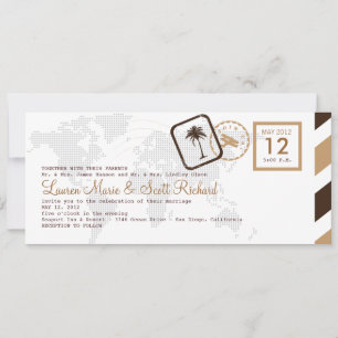 Convite De Passagem De Embarque De Linha Aérea Vi