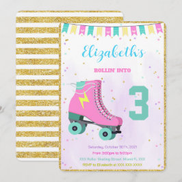 Convite de Patinação no Rolo