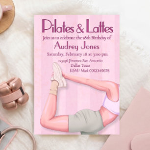 Convite de Pilates e Café