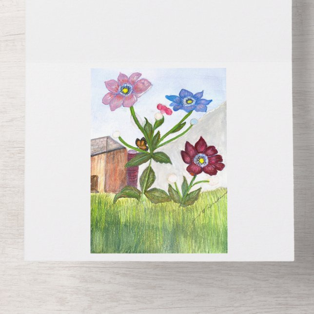 Convite de Pintura a Aquarela (Inferior Interna)
