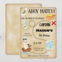 Convite de Pirata