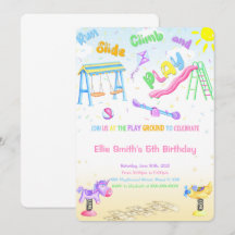 Convite de Playground