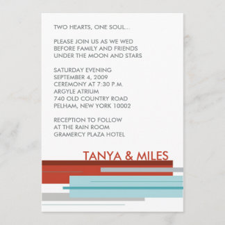 Convite de Praga: Vermelho Moderno