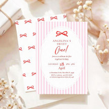 Convite de Primeiro Aniversário Elegante.