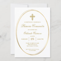 Convite de primera comunhão