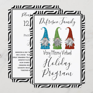 Convite de Programa de Férias Virtuais