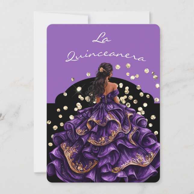 Convite de Quinceanera (Frente)