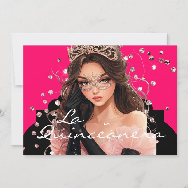 Convite de Quinceanera (Frente)