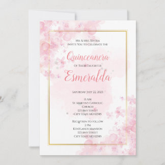 Convite de Quinceañera, Convite Doce 15