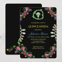 CONVITE DE QUINCEAÑERA DIA DE LOS MUERTOS