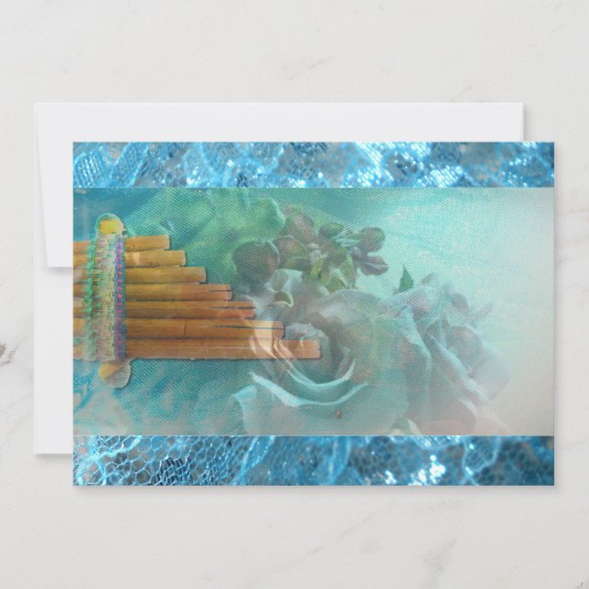 Convite de quinceanera do Peru Nativa Rosa Espanho (Frente)