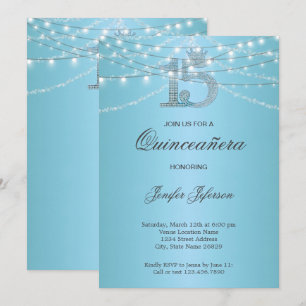 Convite de Quinceanera Elegante