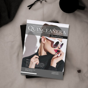 Convite de quinceañera para aniversário de 15 anos