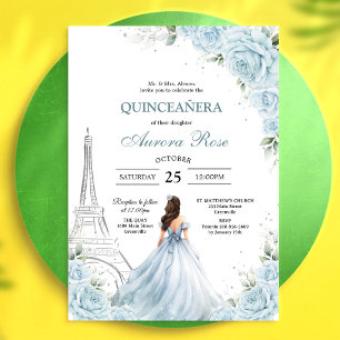 Convite de Quinceanera Rústico Moderno