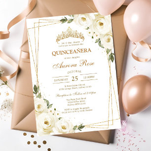 Convite de Quinceanera Rústico Moderno