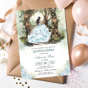 Convite de Quinceanera Rústico Moderno
