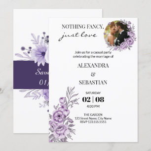 Convite de Recepção de Casamento