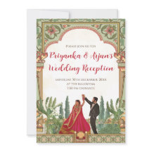 Convite de Recepção de Casamento Digital Convite I
