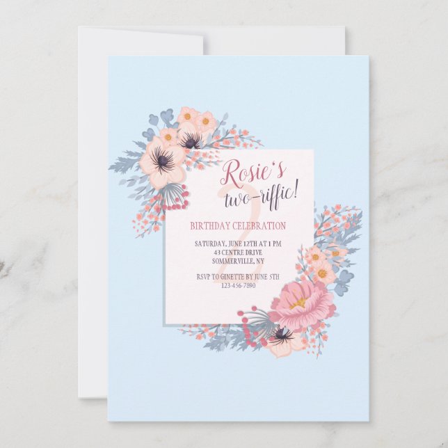 Convite de Reflexão Azul (Frente)