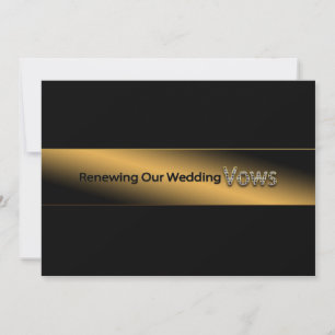 CONVITE de RENOVAÇÃO dos VOTOS de CASAMENTO -