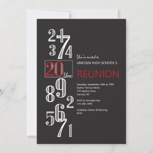 Convite de Reunião de 20 Anos