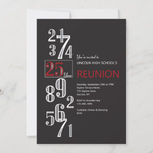 Convite de Reunião de 25 Anos