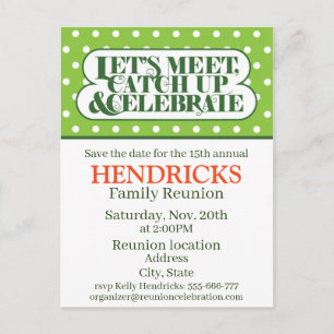 Convite de Reunião de Família