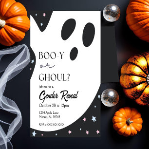 Convite de Revelação de Gênero do Halloween Fantas