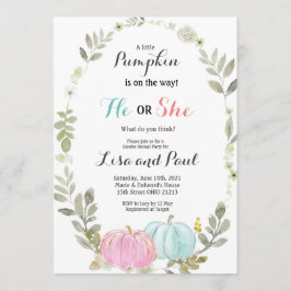 Convite de Revelação do Outono