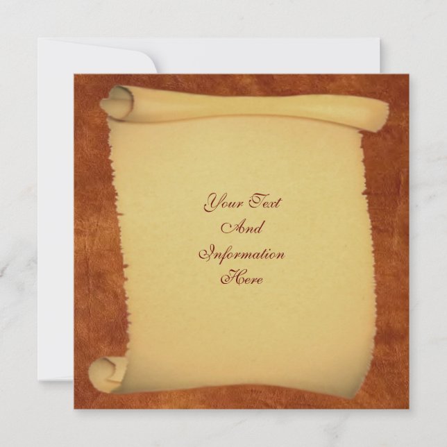 Convite de Rolo (Frente)