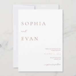 Convite de Roteiro Simples e Elegante