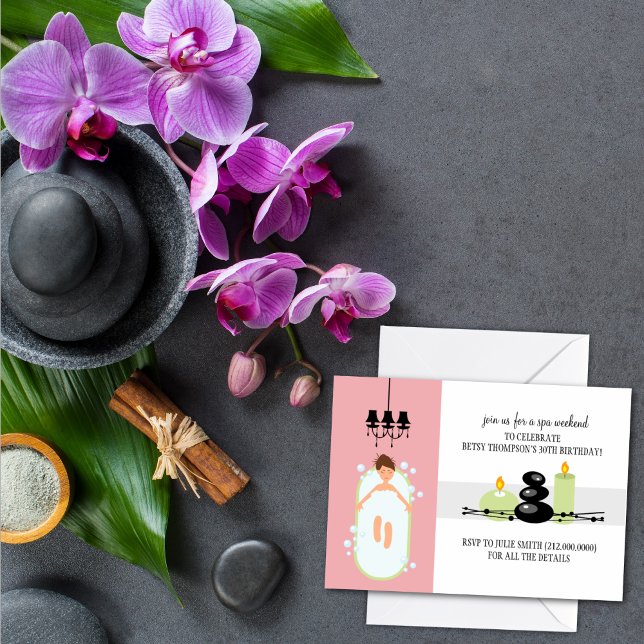 Convite De Saída De aniversário de 30 anos Girly S (Criador carregado)