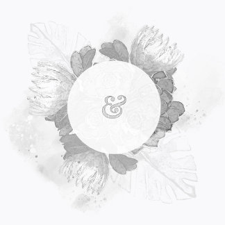 Convite de Salvar a Data do Casamento de Protea e 