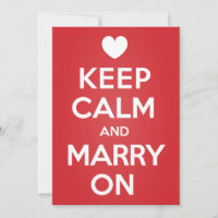 Convite de Salvar a Data para Casar com Calma